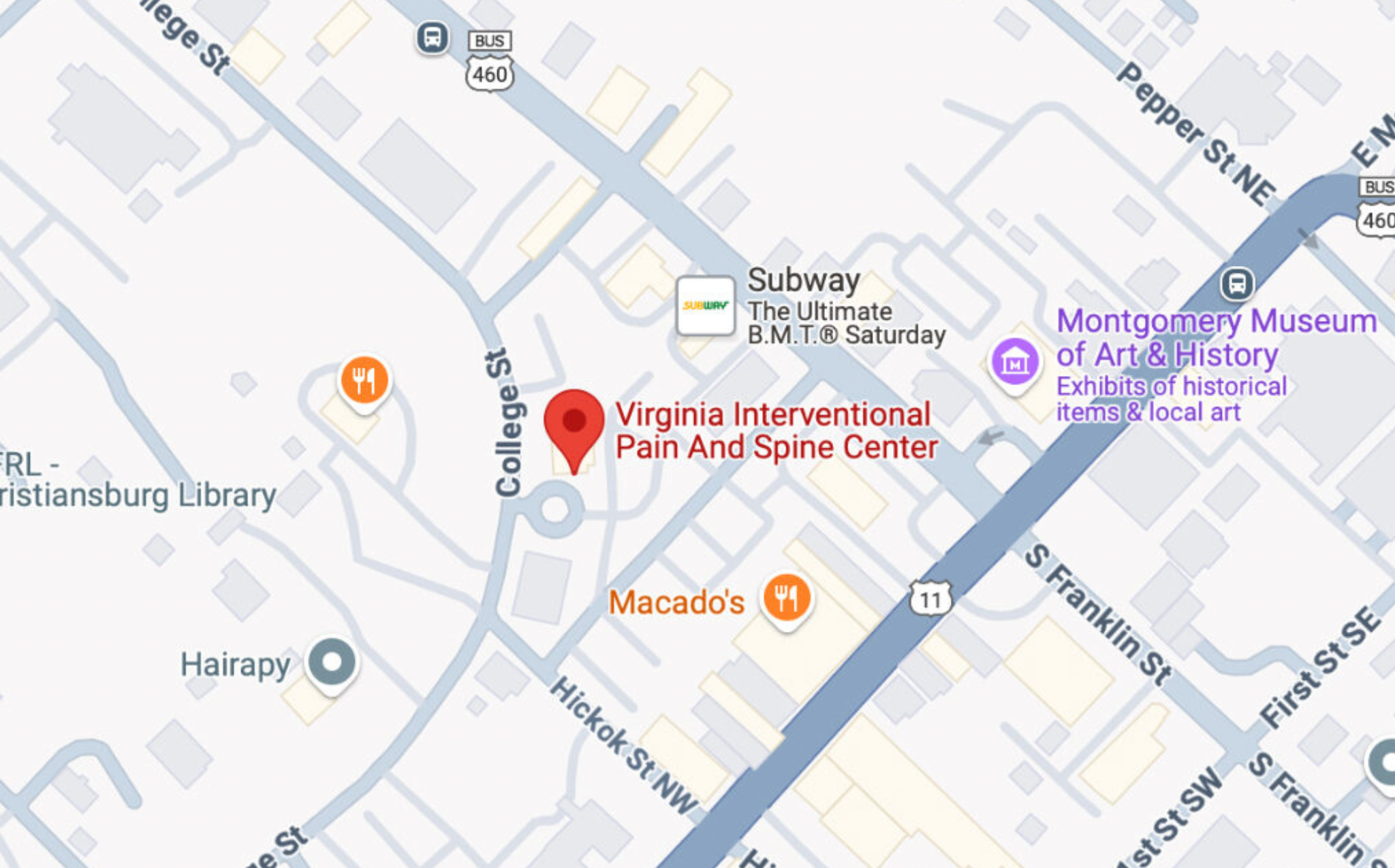 Virginia Spine and Pain Christiansburg Office